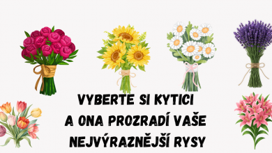 Vyberte kytici, a ona vám řekne o vašich nejvýraznějších rysech