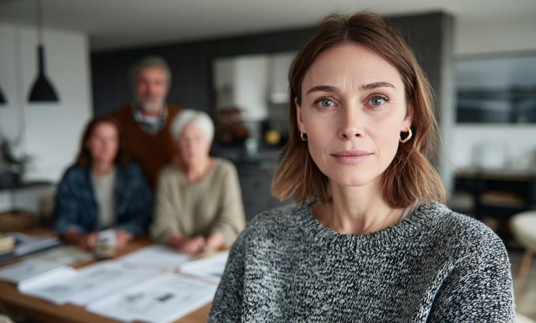 Když nevěra manžela skončila těhotenstvím, jeho rodina se sešla u nás doma a požadovala, abych odešla. Ani jsem nezvýšila hlas — jen se usmála a řekla jednu větu…