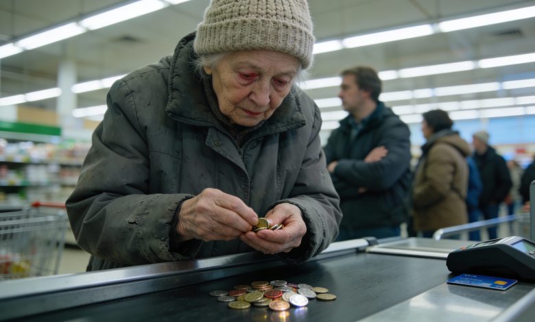 Třesoucíma se rukama počítala drobné u pokladny, zdržovala frontu. Všichni byli rozhořčení, netušíce, že chudá stařenka kupovala jídlo ani ne pro sebe…