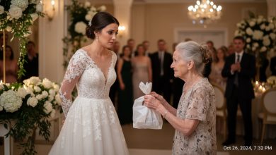 Vyhodila jsem babičku ze své svatby kvůli starému pytlíčku s vlašskými ořechy — po jeho otevření, když odešla, jsem nedokázala zadržet slzy