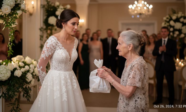 Vyhodila jsem babičku ze své svatby kvůli starému pytlíčku s vlašskými ořechy — po jeho otevření, když odešla, jsem nedokázala zadržet slzy