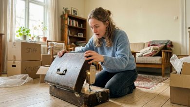 Babička nechala dům sousedce a mně – jen starý šicí stroj. Ale pod ním jsem našla klíč a vzkaz