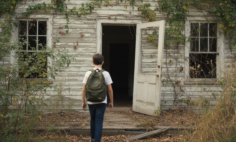 Učitel si všiml, že žák každý den chodí do opuštěného domu na okraji — a šel za ním