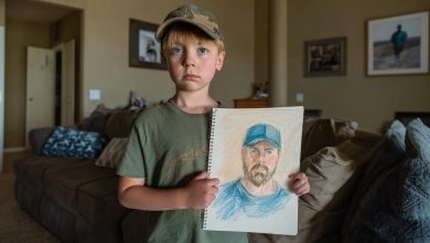 Můj syn pořád kreslil jednoho a toho samého muže — a jednoho dne zaklepal na naše dveře…
