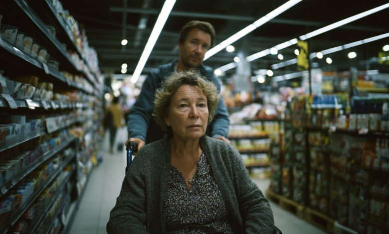 Odvážná zákaznice s plným vozíkem neomaleně předběhla moji mámu na invalidním vozíku u pokladny. To, co zaznělo z rozhlasu obchodu, způsobilo, že celý sál ztuhl…