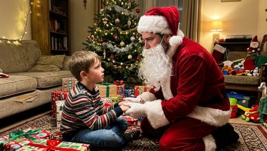 Najala jsem si muže, aby zahrál Santa Clause pro mého syna — a zjistila, že má stejné mateřské znaménko jako moje dítě