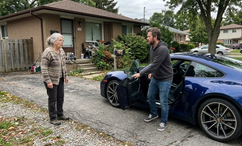 Před týdnem mě vykradli — a dnes můj nezaměstnaný syn přijel domů v novém sportovním autě