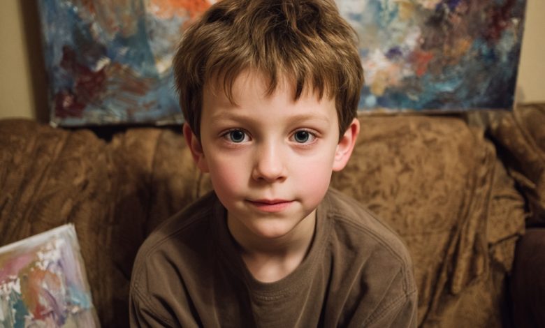 Syn půl roku kreslil jednoho a toho samého neznámého. Jednoho rána ten zaklepal na naše dveře