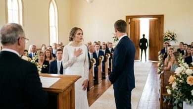 Na mé svatbě se objevila neznámá starší paní a ukázala prstem na ženicha