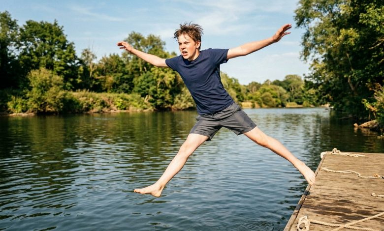 Dospívající skočil do ledové řeky, aby zachránil psa — a ráno u jeho domu zastavil černý terénní vůz Dospívající skočil do ledové řeky, aby zachránil psa — a ráno u jeho domu zastavil černý terénní vůz