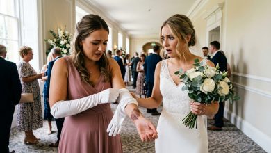 Moje sestra přišla na moji svatbu s rukavicí – byl jsem v šoku, když jí sklouzla.