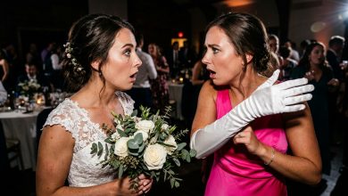 Moje sestra přišla na moji svatbu s rukavicí – byl jsem v šoku, když jí sklouzla.