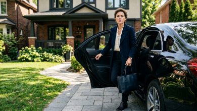 Mrzutý soused roky křičel na mé děti — po jeho odchodu přijela jeho dcera se zamčenou krabicí adresovanou mému synovi