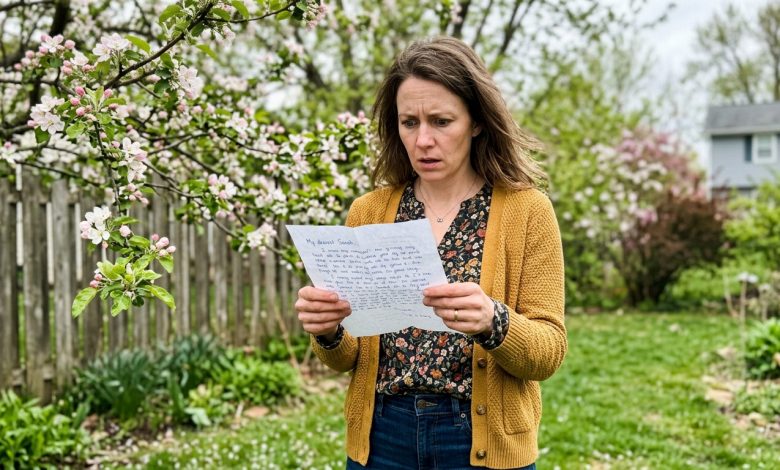 Soused zemřel. Po pohřbu jsem od něj dostala dopis — prosil mě, abych vykopala tajemství zakopané na jeho dvoře před čtyřiceti lety