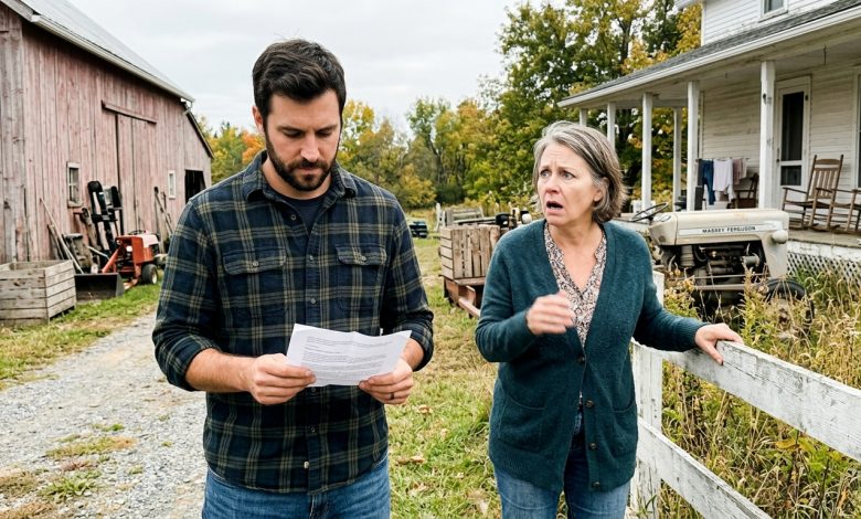 Moje teta se nás snažila vyhnat z dědečkova statku — pak ale právník řekl jednu větu, která ji zbledla