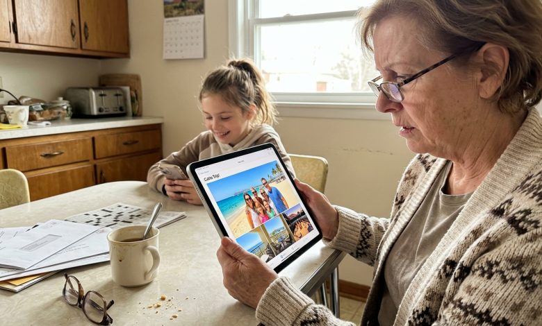 Moje vnučka mi ukázala fotky z dovolené na svém tabletu. O měsíc dříve mi syn řekl, že mi nemůže půjčit tisícovku na zubaře, protože sotva vycházejí.