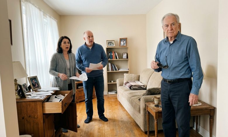 Moji příbuzní si mysleli, že okrádají slepého starce — pak si sundal brýle a podíval se přímo na ně