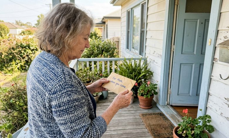 Moje dcera přestala volat. Po dvou týdnech ticha jsem se vydala na její adresu. Zanechala obálku označenou “Pro maminku, až přijdeš.”