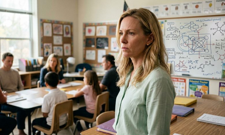 Na třídní schůzce učitelka přede všemi rodiči řekla o mém synovi: „Takovým dětem by bylo lépe ve speciální škole — tam by to pro ně bylo snazší.“ Manžel mě zatahal za ruku — „mlč.“ Nevydržela jsem to a to, co jsem té učitelce řekla, doslova ohromilo celou třídu…