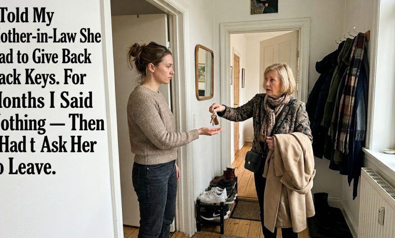 Řekla jsem své tchyni, že musí vrátit klíče. Měsíce jsem mlčela — pak jsem ji musela požádat, aby odešla.