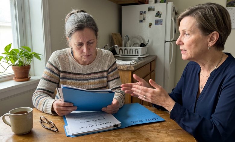 Moje sestra vždy vydělávala víc než já. Když naše mamka onemocněla, vzala jsem si volno a starala se o ni. Mamka odkázala byt oběma stejným dílem. Moje sestra říká, že je to spravedlivé.