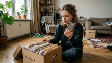 Sestra u mě nechala krabici a prosila mě, ať o ní neříkám manželovi — po roce jsem ji otevřela a okamžitě vytočila číslo právníka