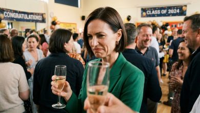 Na maturitním večírku mé dcery ke mně tchyně přistoupila a před ostatními rodiči řekla: „No teda, naše holčička je tak šikovná, celá po mém synovi. A tys vůbec dokončila školu?“ Stála jsem se sklenkou šampaňského a měla jsem chuť se propadnout hanbou. Manžel to slyšel. Odvrátil se a dělal, že s někým mluví. A právě tehdy mi došlo, že už dál mlčet nebudu…