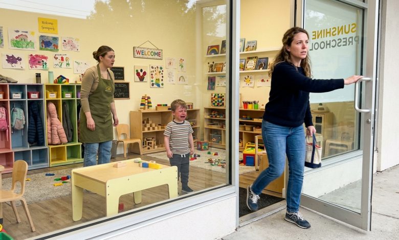 Můj syn křičel každé ráno a prosil, aby nemusel do školky — To, co jsem viděla přes okno, mě přimělo otevřít dveře