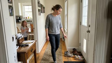 Přišla jsem domů brzy. U dveří byly boty, které nebyly moje — a z kuchyně se ozýval hlas mé dcery.