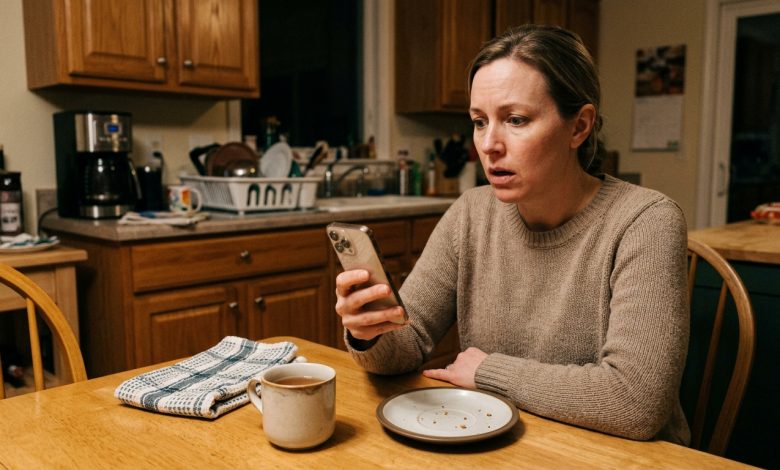 V sobotu měl „pracovní volání“ a odešel jen na hodinu. Ten večer mi napsala servírka na sociálních sítích: „Nechci se vměšovat, ale váš manžel nechal něco na stole.“