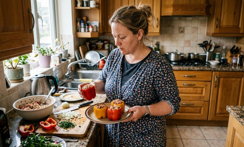 “Cos čekala? Podívej se na sebe do zrcadla. V roztrhaném županu, umíš jen péct chleba”… “Cos čekala? Podívej se na sebe do zrcadla. V roztrhaném županu, umíš jen péct chleba”…